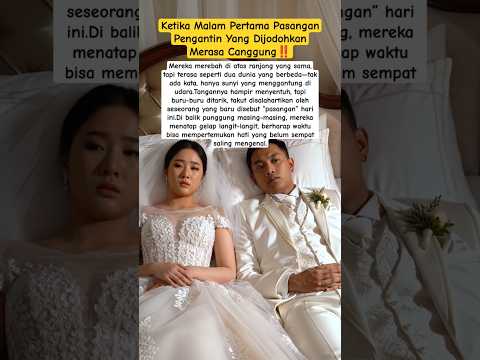 Ketika Malam Pertama, Pasangan Pengantin Yang Dijodohkan Merasa Canggung‼️#shorts #viral #menikah