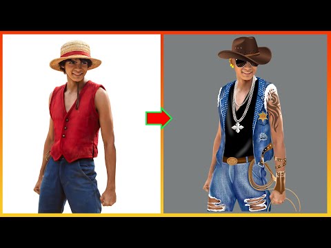 One Piece Live Action: Luffy Glow Up Into Bad Boy - One Piece Transformation
