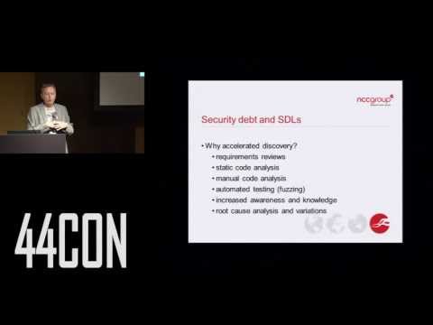 Software Security Austerity. Ollie Whitehouse at 44CON 2012.