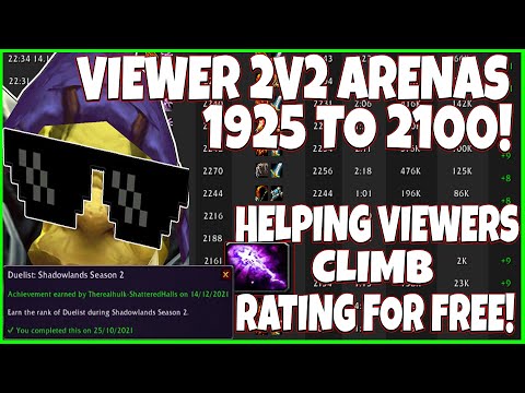 Affliction Warlock Helping Twitch Viewers Get Free Rating! Pushing Duelist from 1900 to 2100 Bualock