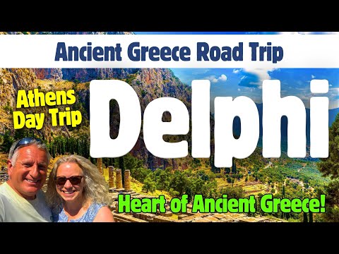 Ancient Delphi, Day Trip from Athens, Greece Road Trip, Vanlife #greece #delphi #vanlife