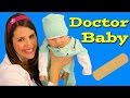 Doctor Baby Newborn Check Up Medical Bag Dr Sandra McStuffins Daughter Ava Hospital Visit Toys