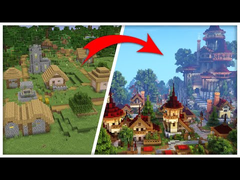 EPIC Transformation of Minecraft Village!