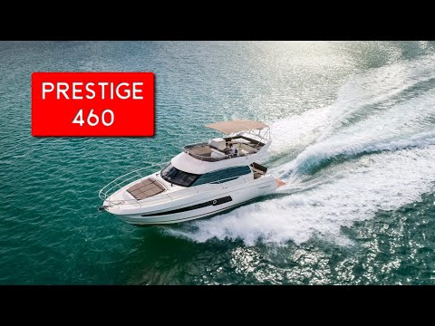 $1.2M - 2023 Prestige 460 F-Line Luxury Flybridge Yacht Walkthrough