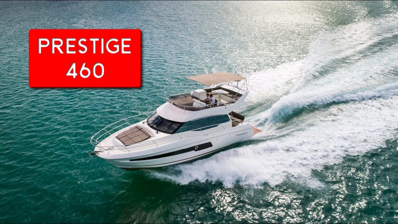$1.2M - 2023 Prestige 460 F-Line Luxury Flybridge Yacht Walkthrough