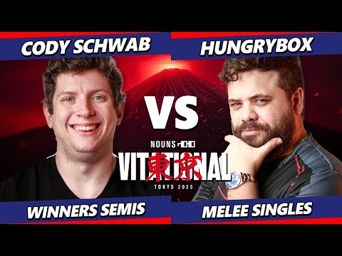 Nounsvitational 2025 TOP 8 - Cody Schwab (Fox) Vs. Hungrybox (Jigglypuff) Smash Melee - SSBM