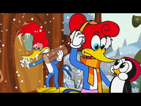 Woody is Locked out in the in Cold 🥶 | Woody Woodpecker
