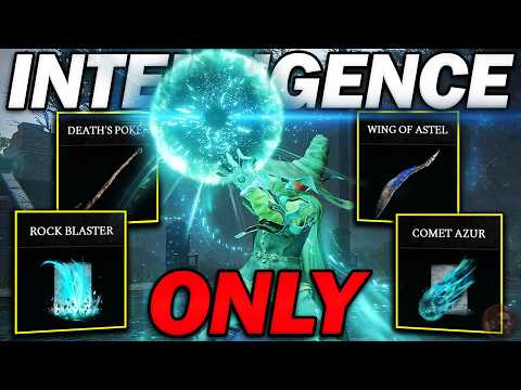 "Intelligence is OVERPOWERED!" - Beating Elden Ring, Levelling ONLY INTELLIGENCE!