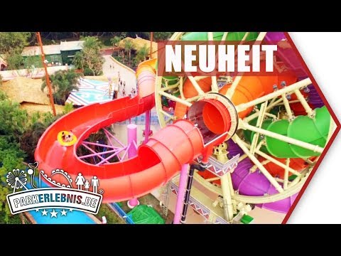 Slide Wheel: WELTNEUHEIT! Drehende Wasserrutsche - Rotating Water Slide @ Chimelong