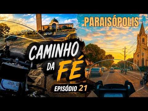 PARAISÓPOLIS MG - PASSANDO DENTRO DA CIDADE -   TRECHO 21 DO CAMINHO DA FÉ