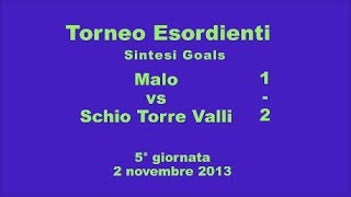 preview picture of video 'Malo vs Schio Torre Valli Esordienti girone F sintesi goal 02_11_2013'