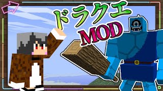 【ドラクエMOD】３日目！レベル１の世界を戦士で放浪中！【 マインクラフト/MineCraft】