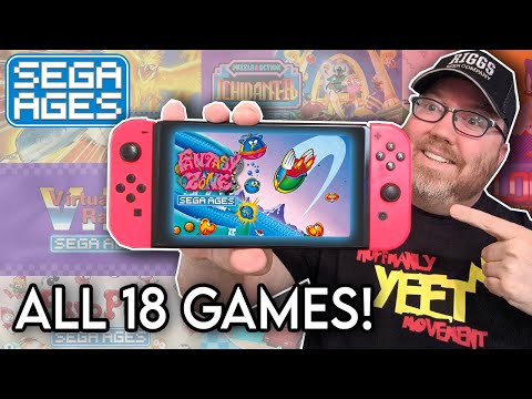 All 18 SEGA AGES games on Nintendo Switch