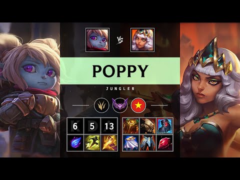 Poppy Jungle vs Qiyana - VN Master Patch 25.15