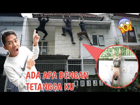 STRANGE PHENOMENON!! MY NEIGHBOR CRAWLED ON MY HOUSE WALL??😱 | Mikael TubeHD