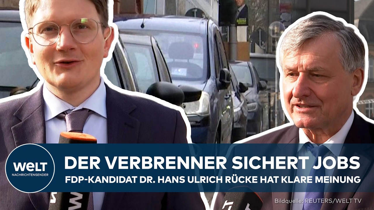 LANDTAGSWAHL: Verbrennungsmotor sichert Arbeitsplätze – FDP-Spitzenkandidat Rücke hat klare Meinung