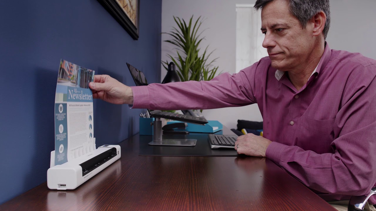 Brother - DS640 Compact Mobile Document Scanner