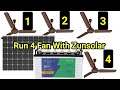 run 4 fan with zunsolar mono perc solar panels and zunsolar tubular
battery