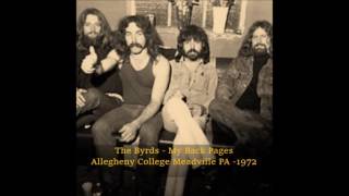 The Byrds - My Back Pages