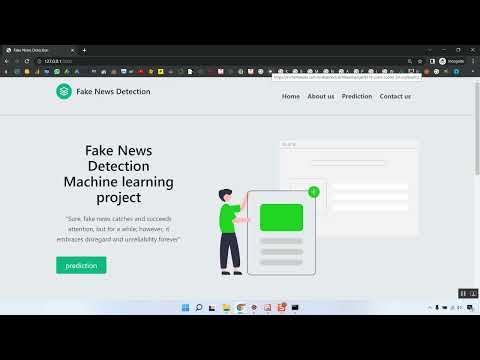 Fake News Detection App in Python Projects