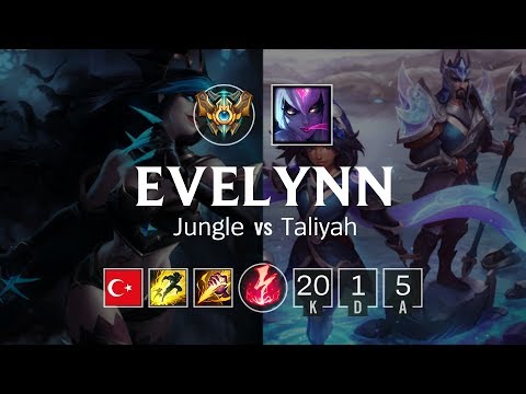 Evelynn Jungle vs Taliyah - TR Challenger Patch 8.22