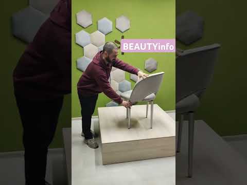 Стульчик для мастера Martin стул клиента со спинкой на металлических на ножках с поворотным механизмом - фото 1 - id-p2605274669