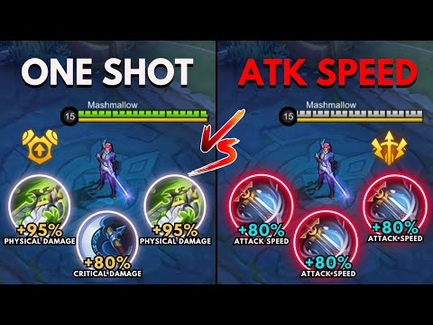 Lesley One Shot Delete Build vs Lesley Full Attack Speed Build