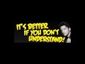 It´s Better If You Don´t Understand - Bruno Mars ...
