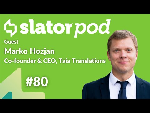 80 TAIA CEO Marko Hozjan on Scaling a Translation Startup