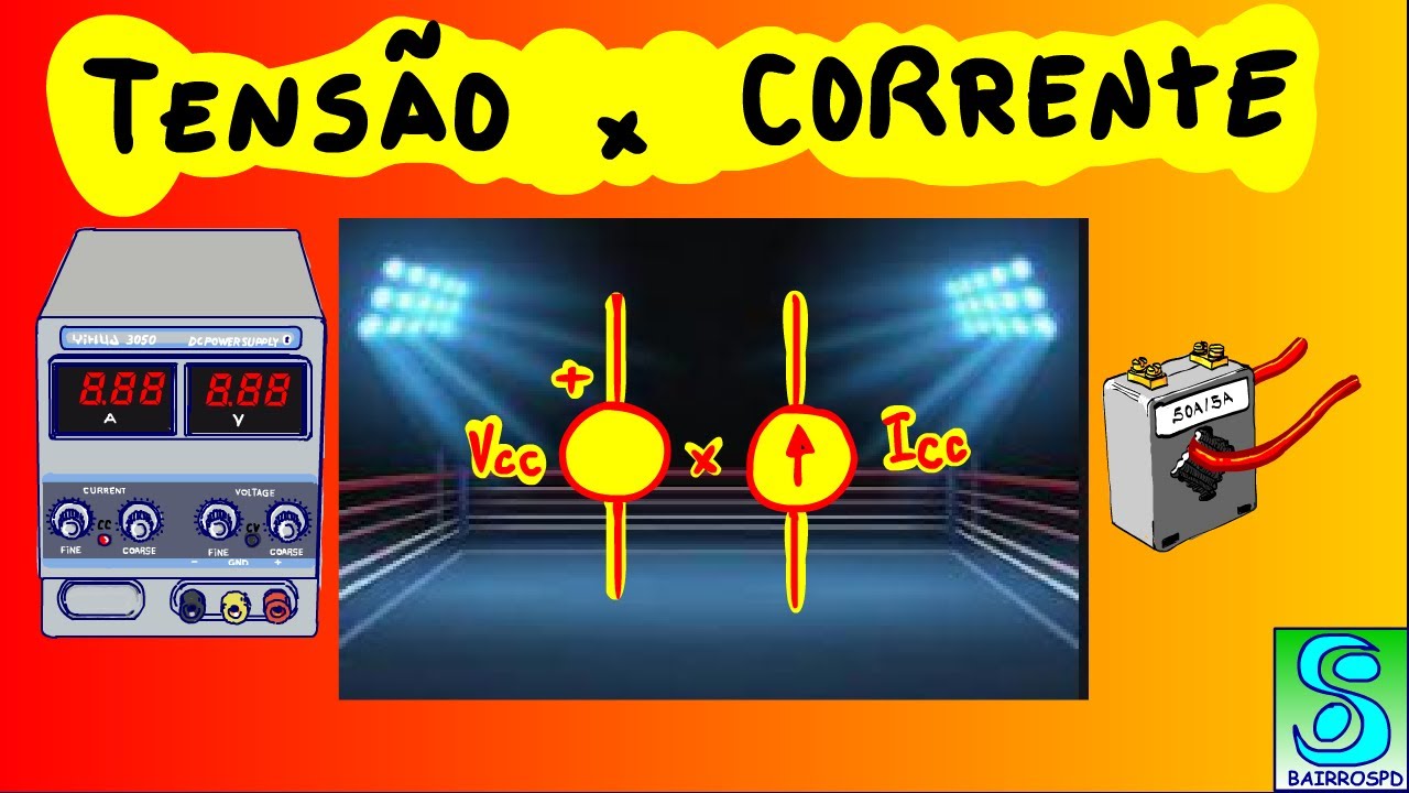 FONTE DE TENSÃO x FONTE DE CORRENTE A COMPARAÇÃO!