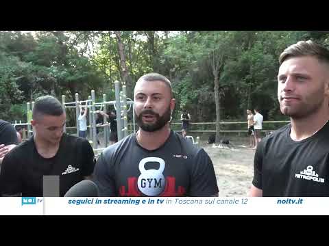 Sport in pineta per tutti: inaugurata la prima palestra outdoor