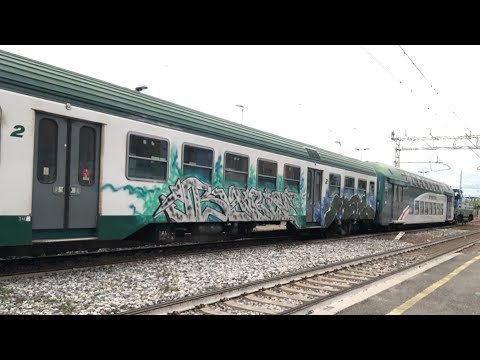 Arrivo treno merce FNM a Milano San Cristoforo