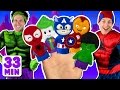Superheroes Finger Family And More Finger Family Songs Superhero Finger Family Collection