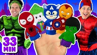 Superheroes Finger Family and more Finger Family Songs! Superhero Finger Family Collection