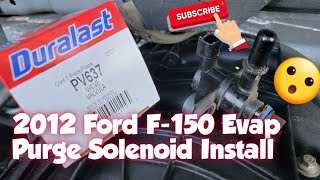How to: Install Evap Purge Valve 2012 Ford F-150