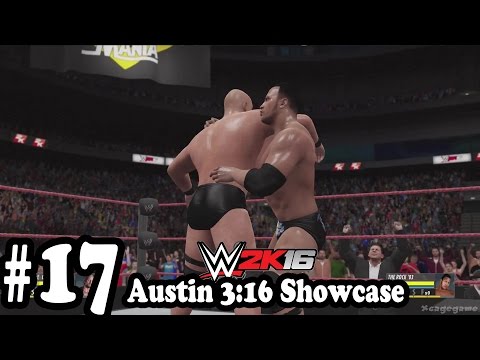 WWE 2K16 - 2K Showcase Austin 3:16 - Gameplay Walkthrough Part 17  - Austin vs The Rock [ 60fps HD ]