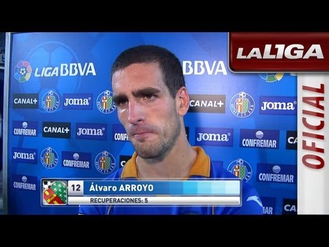 Entrevista a Arroyo tras el Getafe CF (2-0) Celta de Vigo - HD