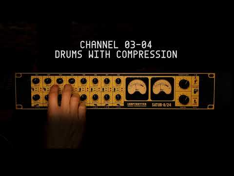 LOOPTROTTER - SATUR-8/24 summing and saturation box - audio session - 03