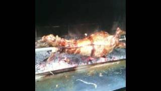 preview picture of video 'BBQ of Lamb and Fish, very delicious food Krk, Croatia'