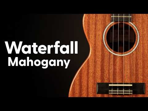 Kala KA-WF-AMHG-T All Solid Mahogany Waterfall Tenor Ukulele with Gig Bag image 16