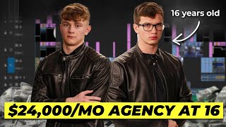 How These 16 Year Olds Built a $24,000/month Editing Agency