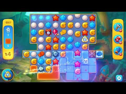 Fishdom 6917 Level - 17 moves - NO BooSTERS