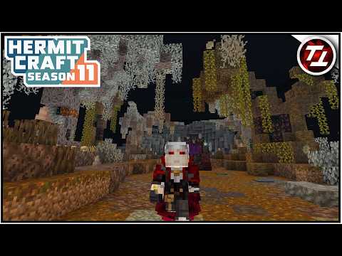 Creepy Nether Tunnel with Ambient Audio! -  Hermitcraft 11 #12