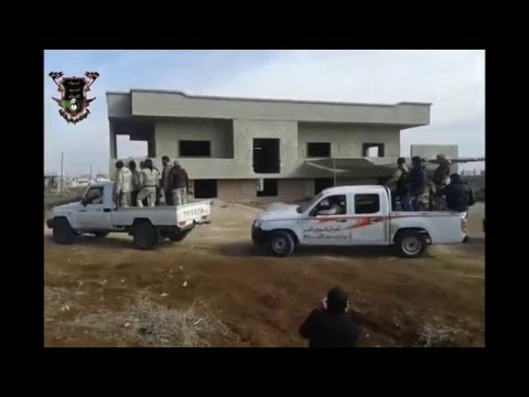 توجه عناصر لواء أسود الإسلام على جبهة الشيخ مسكين في ريف درعا