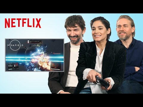 Playing Starfield with the Rebel Moon Cast | Netflix