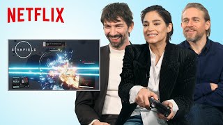 Playing Starfield with the Rebel Moon Cast | Netflix
