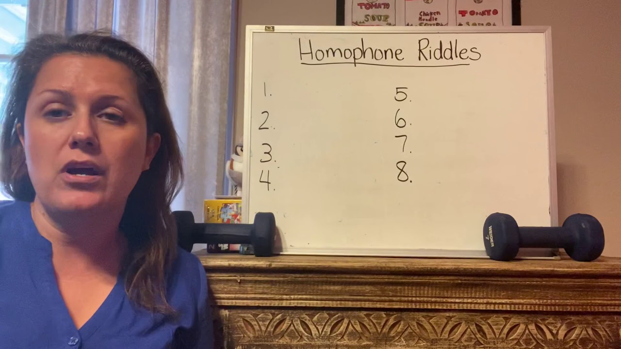 Homophone Riddles 1