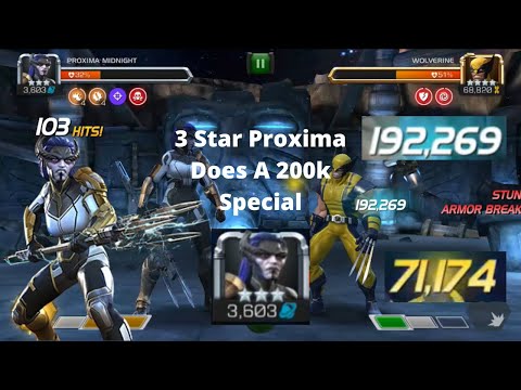 When A 3 Star Does More Damage Then A 6 Star | Proxima Midnight | Marvel Contest Of Champions