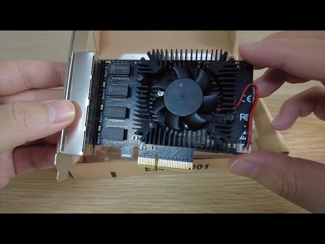 Vídeo relacionado con GLOTRENDS ST7458 Tarjeta de Red PoE+ Gigabit de 4 Puertos, Diseño Protegido contra Sobretensiones para Instalación al Aire Libre, Puerto LAN RJ45 Ethernet, Interfaz PCIE 2.0 X4