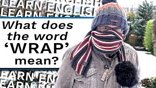 'Wrap' - As English words and phrases / What does the word 'wrap' mean? #mrduncanenglish